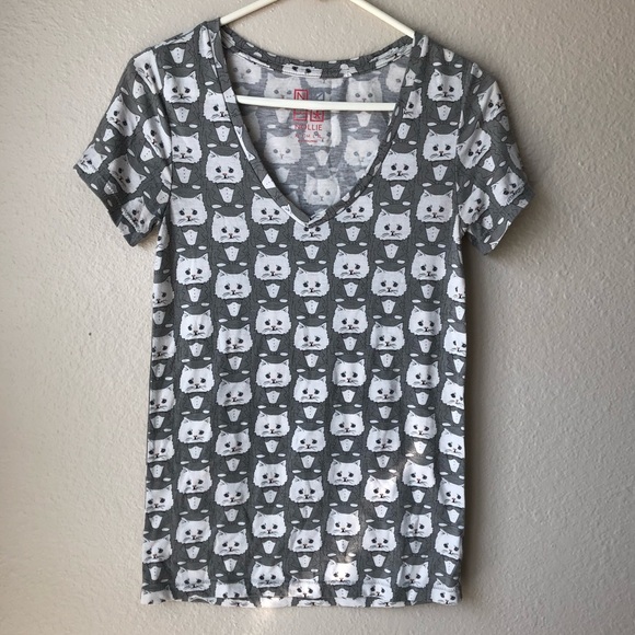 Nollie Graphic Tee Cats - Picture 1 of 4
